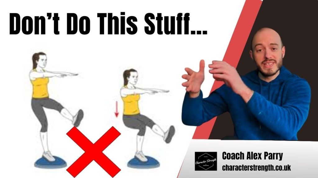 sprinting leg strength don't do this bosu exercise